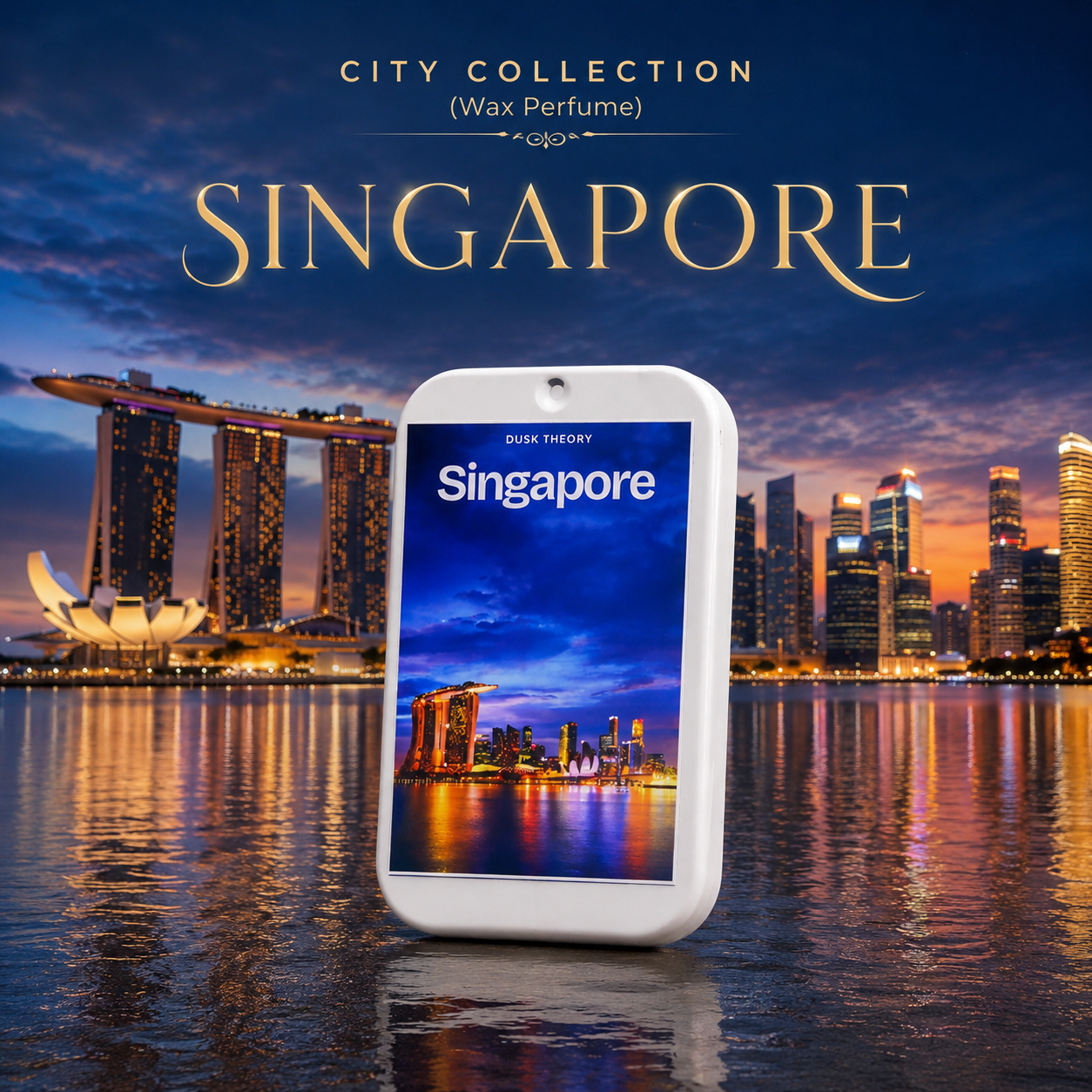 Singapore – Solid Wax Perfume – 10g – Unisex