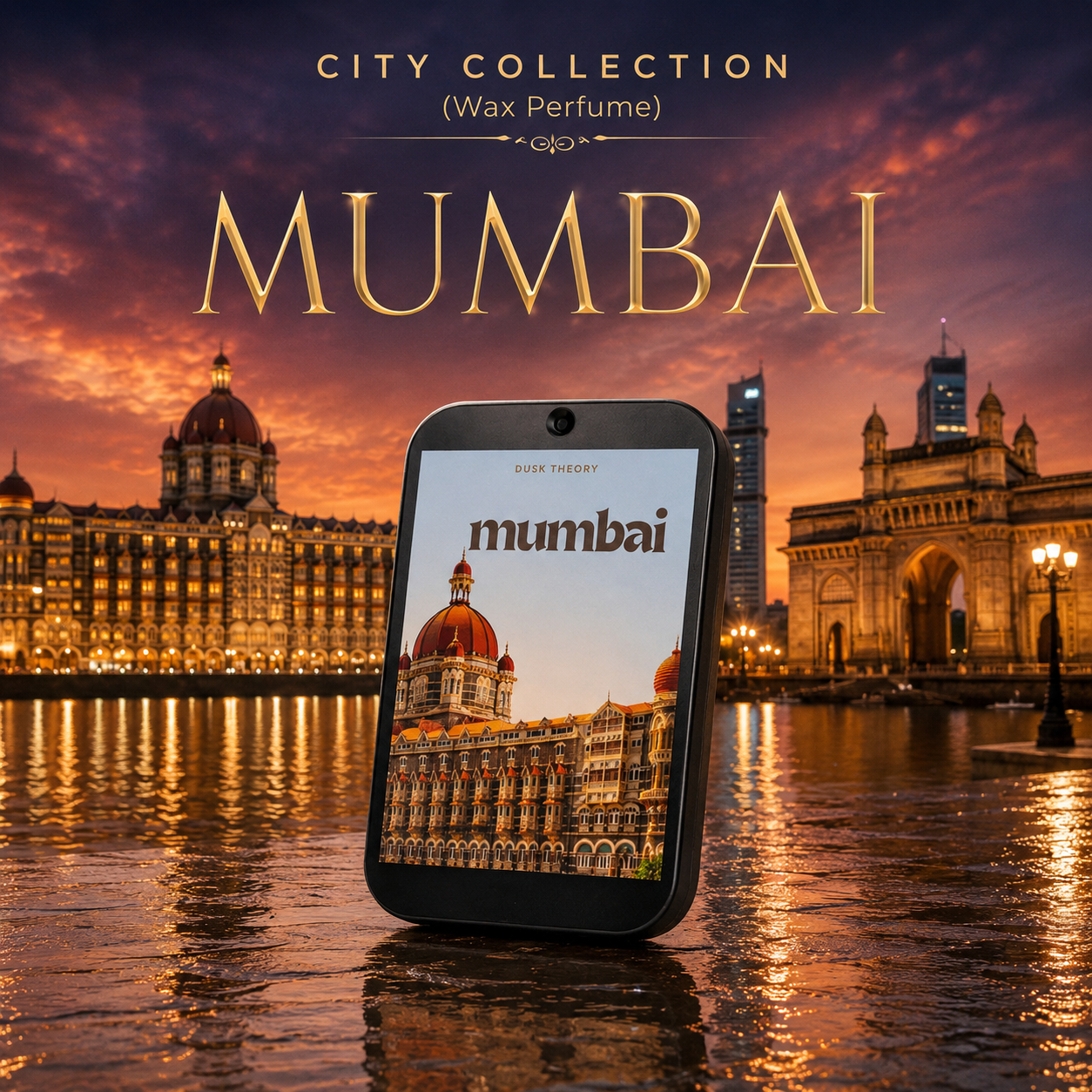 Mumbai – Solid Wax Perfume – 10g – Unisex
