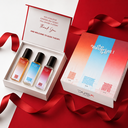 Wanderlust 2 – Chicago · Paris · Singapore (20 ml each)