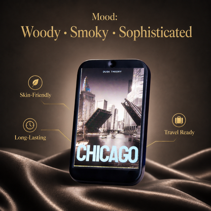 Chicago – Solid Wax Perfume – 10g – Unisex